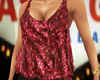 Red Glitter Top