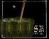 sb pot of shiney green s