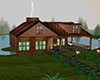 Autumn house/lake