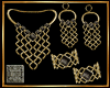 [L] Gold Black Full Set