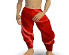 Red Satin Pants