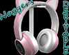 Cat Headphone Pink