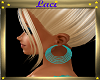 ~L~Aqua earrings