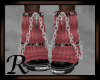 Goth Chain Boots Pink