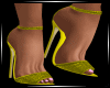 Sexy Yellow Club Heels