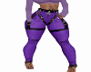Rl Purple Straped Jeans