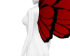 Red blak butterfly wings