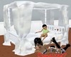 12 Pose White Marble Bed