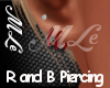 (MLe)R and B piercing
