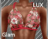 BrownFlowered Bikini LUX