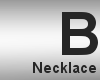 L- Belle necklace black