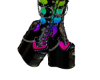 Black Pride Goth Boots