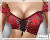 !Corset Ruby Red