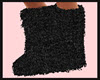 ! Black Furry Boots
