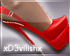 ✘Liss Red Pumps