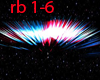 red and blue spike light