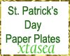 St Patrick Paper Plates