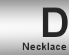 L- Davie necklace black
