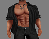 open shirt black
