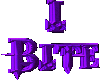 3D - I Bite (purple)
