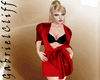 Red Robe no panties