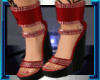 M:red wedges shoes