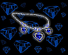 SL Lace Sapphire Hearts