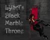 Black Marble Throne