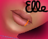 El~ Orange Lip Ring
