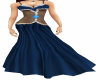 blue heart jewel gown