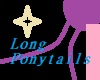 long pony tails purple