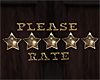 rate stars sign