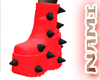 Spiked Boots Red