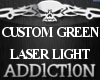 Custom Green Laser Light