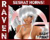 BABY PINK SESHAT HORNS!