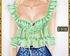 ! Lace Top Mint