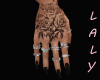 Nails Black&Silver + tat
