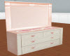 pink country dresser