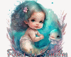 Mermaids Rosa Crib