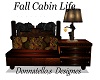 fall cabin chair w table