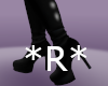 *R* Black boots
