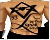 Thelema chest tattoo