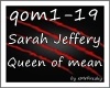 MF~ Sarah J. Queen of