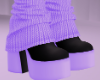 Pastel Goth Black Shoes