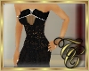 TC~ Black Floral Gown