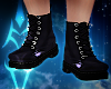 ☾ Purple Boots