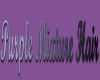 Purple Mixture Hair