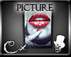 [CX]Red lips frame