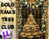 gold christmas tree club