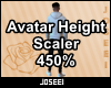 Avatar Height Scale 450%